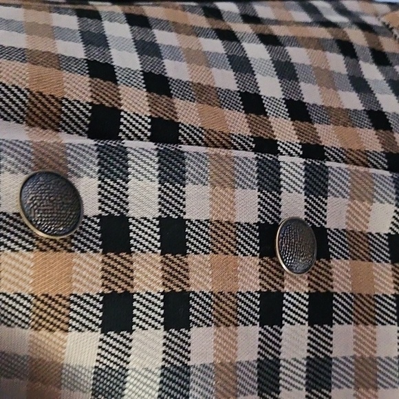 Maurices Caramel, Tan, and Brown Checkered Blazer NWOT - Picture 6 of 16